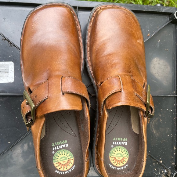 Clogs Brown Leather almost new - Picture 5 of 8